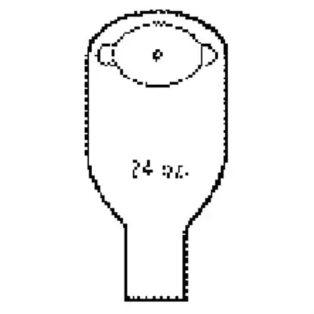 Nu-Flex Nu-Comfort – Post-Op Ostomy Pouch Two-Piece System Drainable Oval C, Deep Convex, Trim to Fit – 40-7254-DC