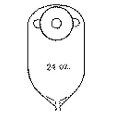 Nu-Hope Laboratories – Urinary Pouch 11 Inch Length 1-1/4 Inch Stoma Deep Convex, Pre-Cut – 8260-FV-DC