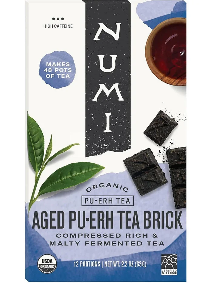 Numi, Aged Pu-erh Tea Brick, 12 Portions
