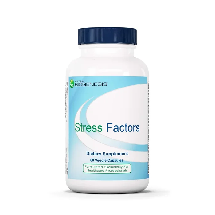 Nutra BioGenesis – Stress Factors – Vitamin B6, Lithium and GABA to Help Support Stress Response and Neurotransmitter Health – 60 Capsules