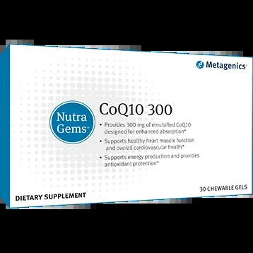 NutraGems CoQ10 300 30 Chewable Gels *