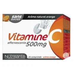 Nutrisanté Vitamine C 500 mg 24 Comprimés Effervescents