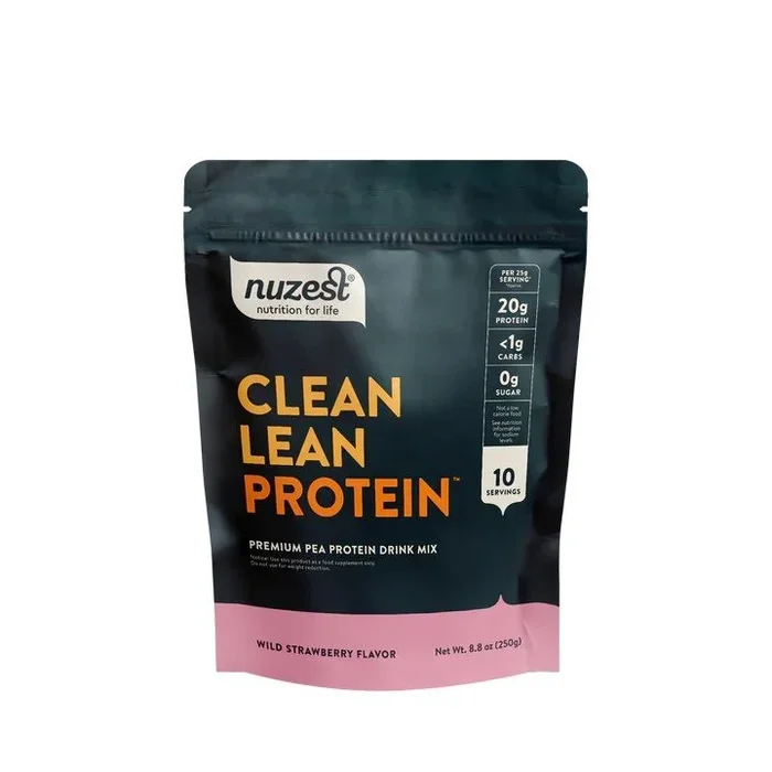 NuZest Clean Lean Protein – Wild Strawberry Flavor 8.8 oz (250 g) Powder