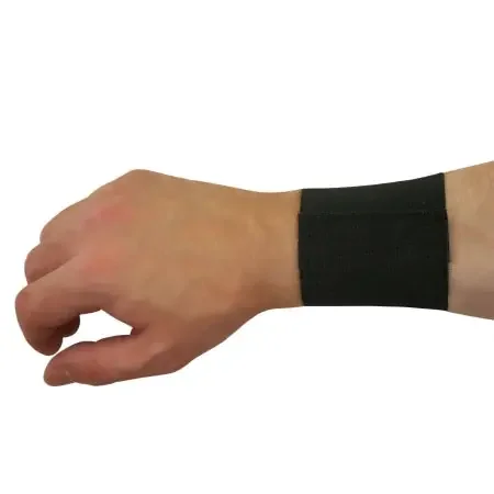 NYOrtho – Wrist Support Wraparound / Wristlet Elastic Left or Right Wrist Black One Size Fits Most – 9460-23