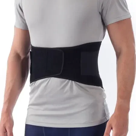 NYOrtho Deluxe – Worker Back Support with Suspenders 3X-Large Hook and Loop Closure 46 to 50 Inch Waist Circumference 9 Inch Back Height Adult – 7100-3XL