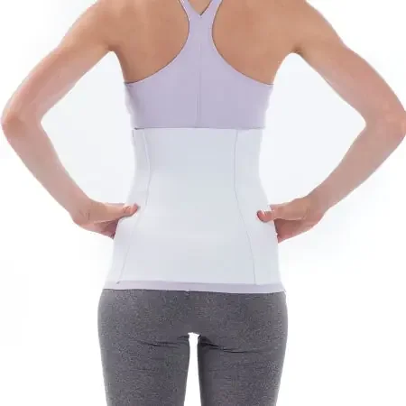 NYOrtho Tappered – Abdominal Binder 2X-Large Hook and Loop Closure 48 to 54 Inch Waist Circumference 12 Inch Height Adult – 8144-2XL