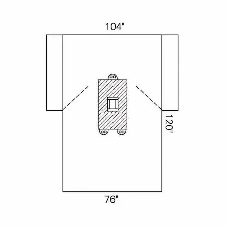 O&M Halyard – Abdominal Drape Laparotomy Drape 104 W X 76 W X 120 L Inch Sterile – 89221