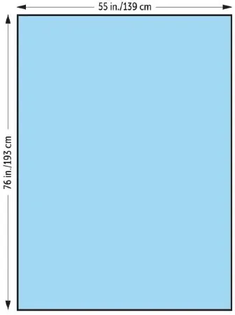 O&M Halyard – General Purpose Drape Large Drape 55 W X 76 L Inch NonSterile – 47627NS