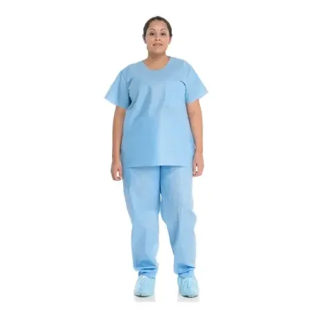 O&M Halyard – Scrub Pants Large Blue Unisex – 69712