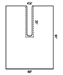 O&M Halyard – Surgical Drape Large Impervious Split Drape 60 W X 81 L Inch Sterile – 89333