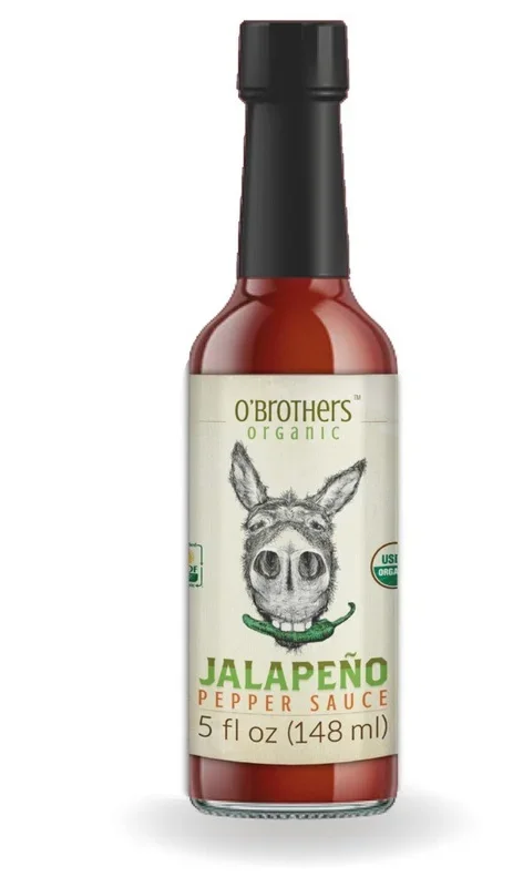 O’Brother Hot Sauce Jalapeno Pepper Sauce 5 fl oz Bottle