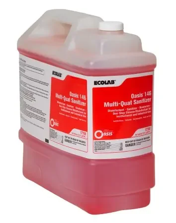 Oasis 146 Multi-Quat Sanitizer – Surface Disinfectant Ammoniated Manual Pour Liquid Concentrate 2.5 gal. Jug Alcohol Scent NonSterile – 6100536