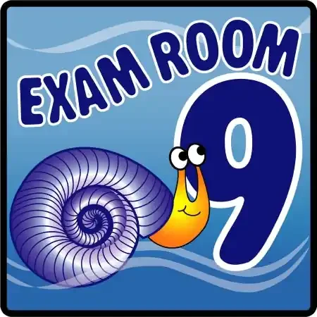 Ocean Series – Door Sign Room Sign Exam Room 9 – EX9-O