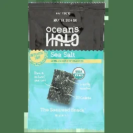 Oceans Halo Seaweed Sea Salt Snack-.14 oz