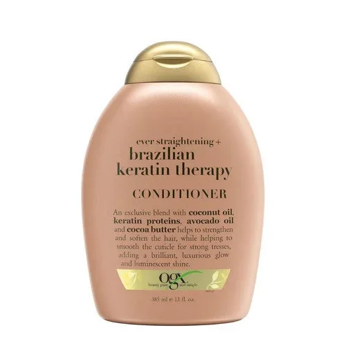OGX, Ever Straightening Plus Brazilian Keratin Therapy Conditioner, 13 oz