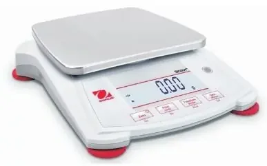 Ohaus – Food / Lab Scale Digital LCD Display 1200 Gram Capacity Red / White AC Adapter / Battery Operated – 01922403