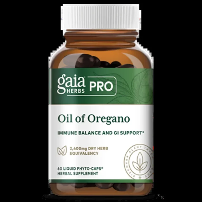 Oil of Oregano 60 lvcaps by Gaia Herbs PRO