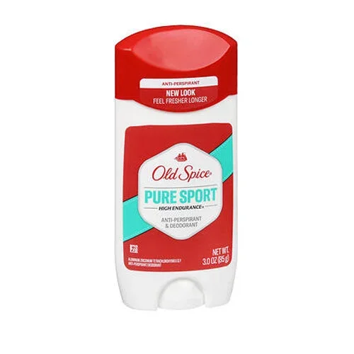 Old Spice, High Endurance Antiperspirant And Deodorant Stick Pure Sport, 3 Oz