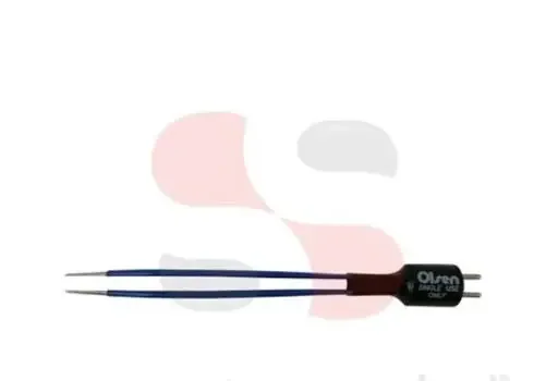 Olsen – Bipolar Forceps Adson 5 Inch Length NonLocking Thumb Handle Straight Serrated Insulated 1 mm Tips – 20-1080I