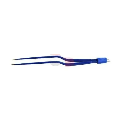 Olsen Midas Touch – Bipolar Forceps 8-1/4 Inch Length NonLocking Bayonet Handle Straight Smooth Insulated 1 mm Tips – 20-1440IMT