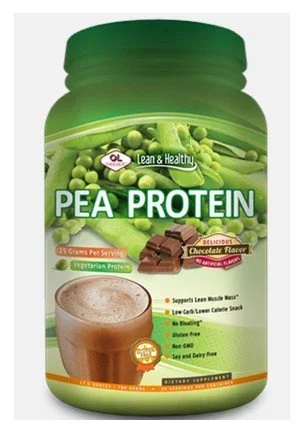 Olympian Labs Lean and Healthy Pea Protein Isolate – Chocolate 1.8 lb Powder