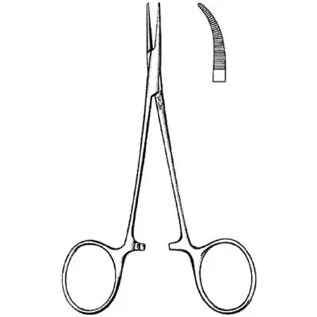 Olympus – Biopsy Forceps Jacobs-Mosquito 1550 mm Surgical Grade Stainless Steel NonSterile Ratchet Lock Finger Ring Handle Straight Fenestrated Ellipsoid Cups with Needle – FB-24K-1