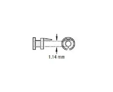 Olympus America – Ear Ventilation Tube Paparella 1.14 mm Inner Diameter Ultrasil Silicone Blue – 70240280