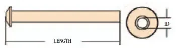 Olympus America – Ear Ventilation Tube Straight 0.89 mm Inner Diameter Fluoroplastic – 140034