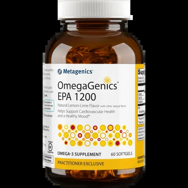 OmegaGenics EPA 1200 Lemon Lime (60 softgels) by Metagenics
