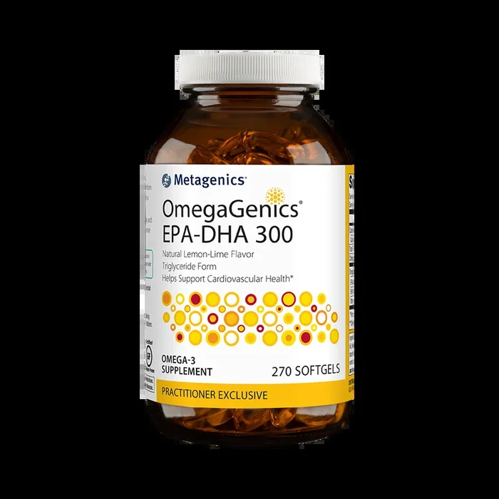 OmegaGenics EPA-DHA 300 Lemon Lime (270 softgels) by Metagenics