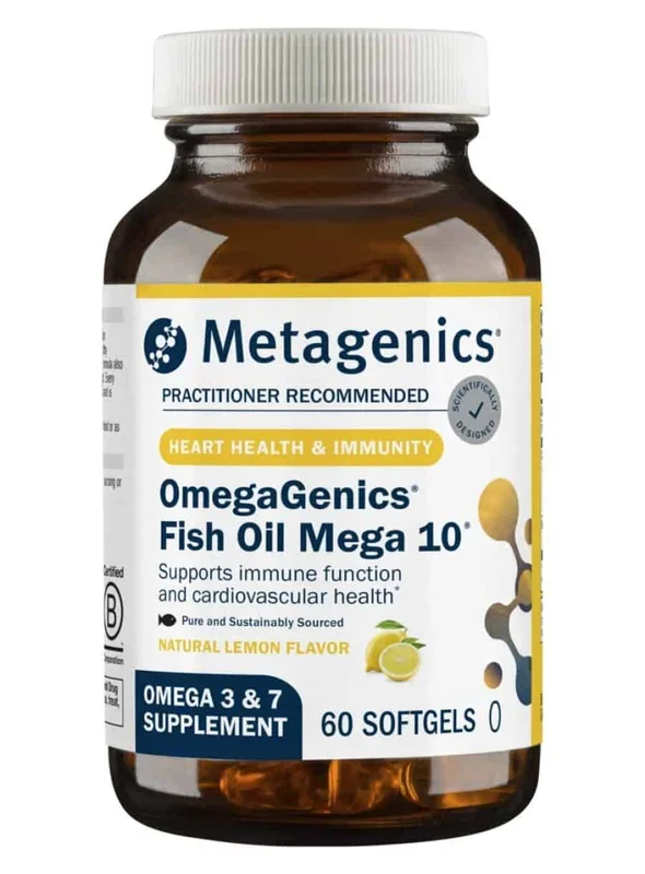 OmegaGenics® Mega 10® Fish Oil by Metagenics
