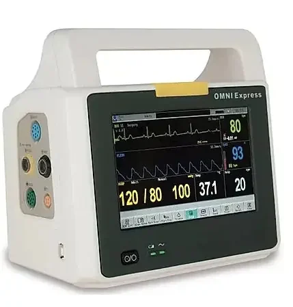 Omni Express VS – Patient Monitor with CO2 Vital Signs Monitoring Type CO2, ECG, NIBP, SpO2 AC Power / Battery Operated – INF-8846SCO2