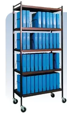 Omnicart – Chart Rack Steel 18 X 36 X 61 Inch Beige – 260003-WG