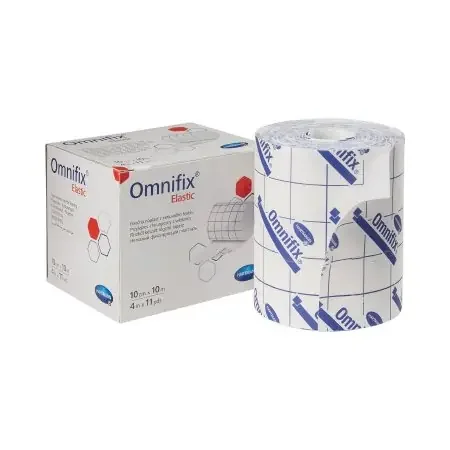 Omnifix Elastic – Dressing Retention Tape with Liner Skin Friendly Nonwoven 4 Inch X 11 Yard White NonSterile – 900603