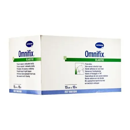 Omnifix Elastic – Dressing Retention Tape with Liner Skin Friendly Nonwoven 6 Inch X 11 Yard White NonSterile – 900604