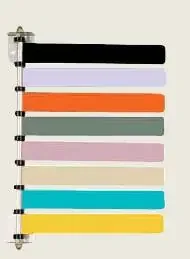 Omnimed – Exam Room Signal Flag Wall Mount 3 Flag 8 Inch – 291713