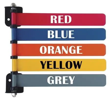 Omnimed – Exam Room Signal Flag Wall Mount 5 Flag – 291715