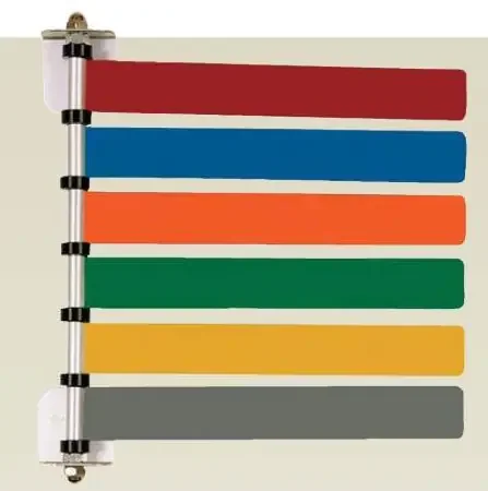 Omnimed – Exam Room Signal Flag Wall Mount 6 Flag 8 Inch – 291706