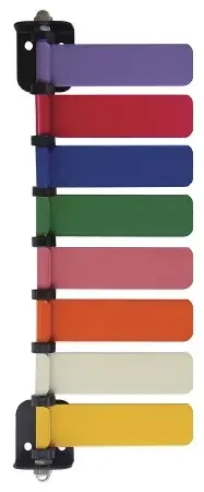 Omnimed – Exam Room Signal Flag Wall Mount 8 Flag 4 Inch – 291738