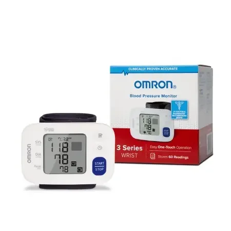 Omron3 Series – Digital Blood Pressure Monitor 1-Tube Automatic Adult Large Cuff – BP6100