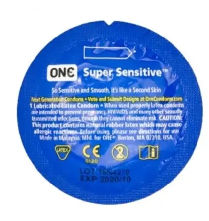 ONE – Condom Lubricated One Size Fits Most 1,000 per Box – 11600C