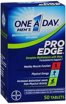 One-A-Day – Multivitamin Supplement Vitamin A / Ascorbic Acid / Vitamin D / Vitamin E / Vitamin B6 / Vitamin B12 Folic Acid 3500 IU – 80mg – 800 IU – 33IU – 4 MG – 400 MCG Strength Tablet 50 per Carton – 01650054118