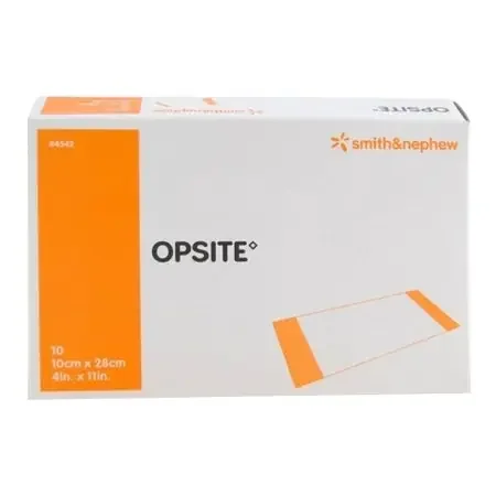 OpSite – Transparent Film Dressing Rectangle 4 X 11 Inch 2 Tab Delivery Without Label Sterile – 4542