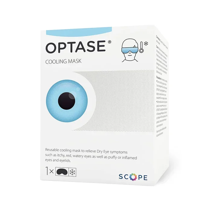 Optase Cooling Mask for Allergies and Puffy Eyes (Re-Usable)