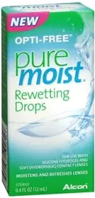 Opti-Free Pure Moist – Contact Lens Solution 0.4 oz. Solution – 00065019231