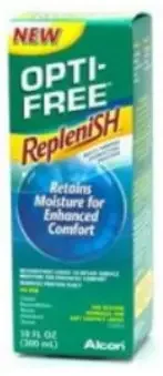 Opti Free Replenish – Contact Lens Solution 10 oz. Solution – 00065035610