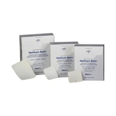 Optifoam Basic – Foam Dressing 3 X 3 Inch Fenestrated Square Non-Adhesive without Border Sterile – MSC1133F