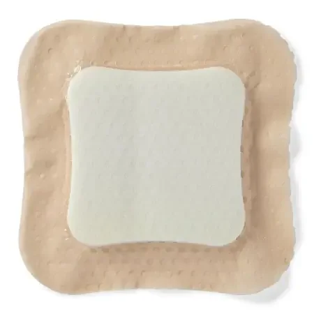Optifoam Gentle Ag+ – Silver Foam Dressing 4 X 4 Inch Square Sterile – MSC9644EP