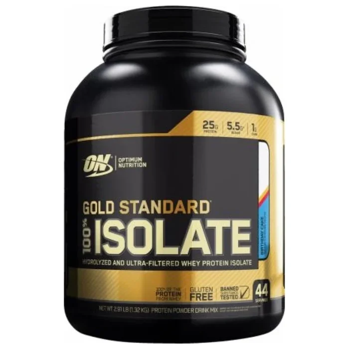 Optimum Nutrition Gold Standard 100% Isolate Birthday Cake 2.91 lbs