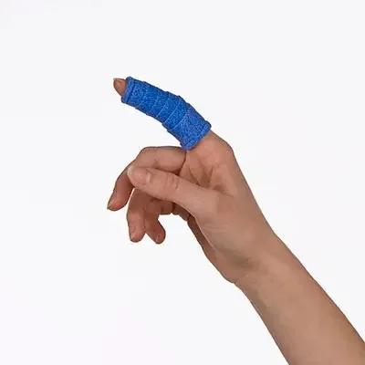 Orficast Tape – Unpadded Splint Roll 2 Inch X 9 Foot Cotton / Thermoplastic Blue – 24-5601-1